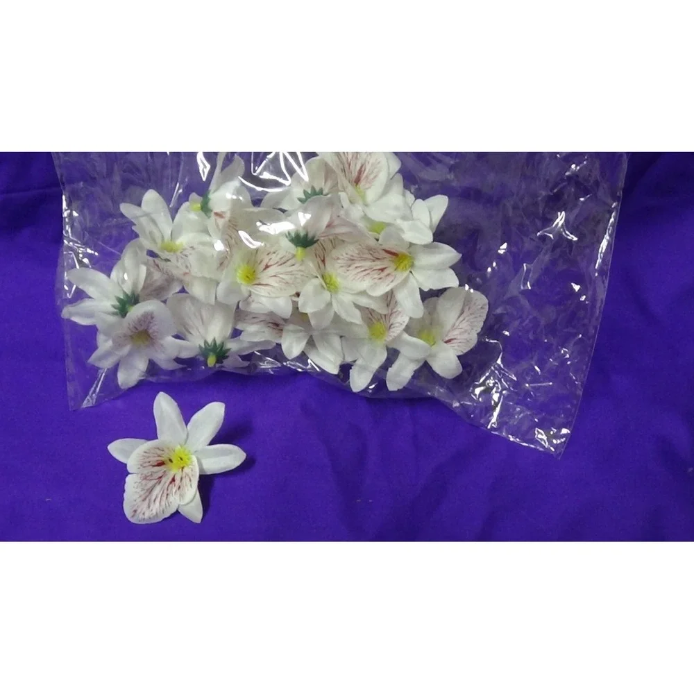 Orchid Flowers Artificial  22  Heads 2 1/2